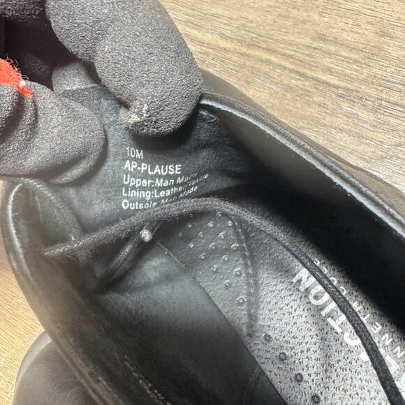 Kenneth Cole Reaction Plause Black Leather Chukka Boots Men's Size 10 - Picture 5 of 7